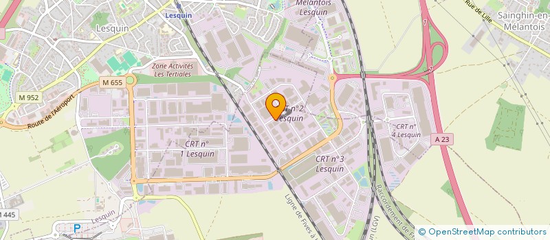 localisation de l'entreprise FREECAM à FRETIN