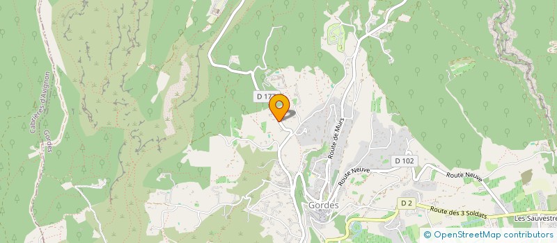 localisation de l'entreprise FREECROWN FRANCE  GORDES