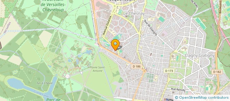 localisation de l'entreprise FREEDA EVENT  LE CHESNAY-ROCQUENCOURT