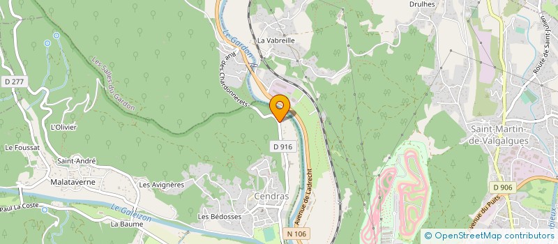 localisation de l'entreprise FREEDIA  CENDRAS