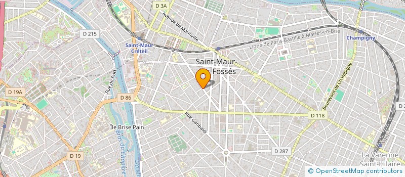 localisation de l'entreprise FREEDOM à SAINT-MAUR-DES-FOSSES