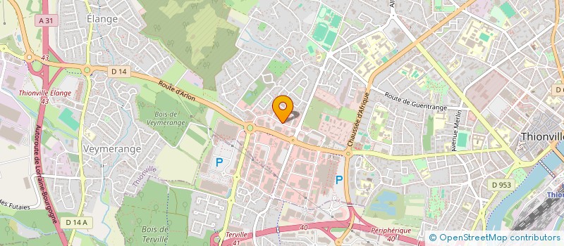 localisation de l'entreprise FREEDOM à THIONVILLE