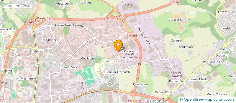 localisation de l'entreprise FREEDOM  GUIPAVAS