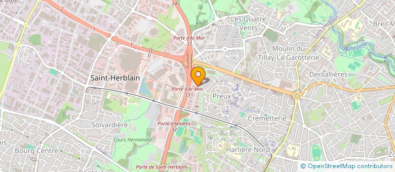 localisation de l'entreprise FREEDOM BIKE 44  SAINT-HERBLAIN