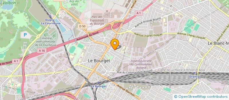 localisation de l'entreprise FREEDOM OF VTC à LE BOURGET