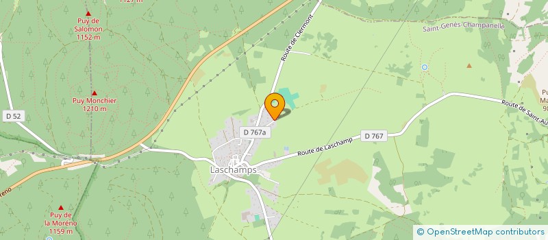 localisation de l'entreprise FREEDOM PARAPENTE  SAINT-GENES-CHAMPANELLE