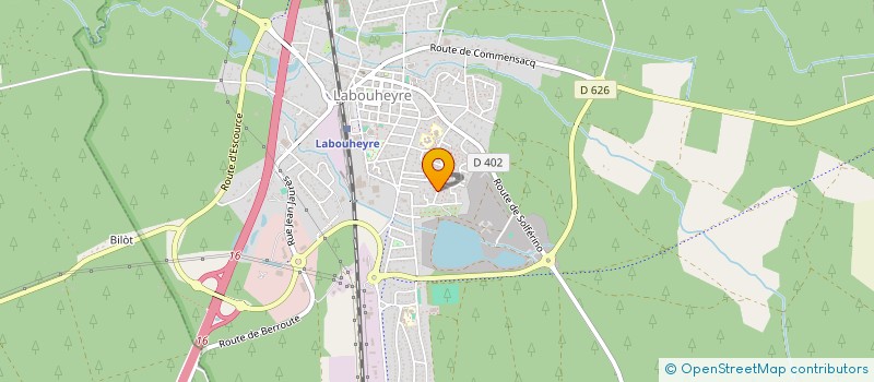 localisation de l'entreprise FREEFIGHTCLUB40 (FFC40)  LABOUHEYRE