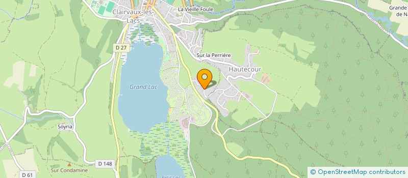 localisation de l'entreprise FREEFOX  CLAIRVAUX-LES-LACS