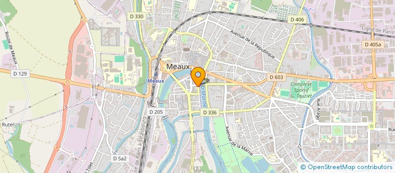 localisation de l'entreprise FREEGEXPRESS à MEAUX