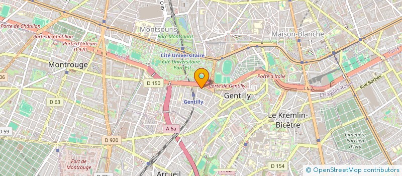 localisation de l'entreprise FREEIX  GENTILLY