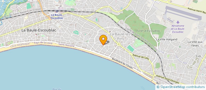 localisation de l'entreprise FREELANCE CONNEXION à LA BAULE-ESCOUBLAC
