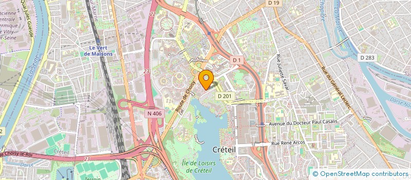 localisation de l'entreprise FREELANCE CONSULTANT DATABASE  CRETEIL