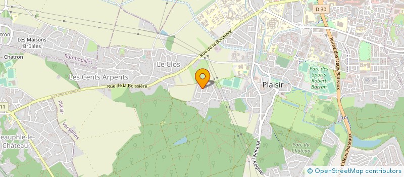 localisation de l'entreprise FREELANCE KEVIN CHING à PLAISIR