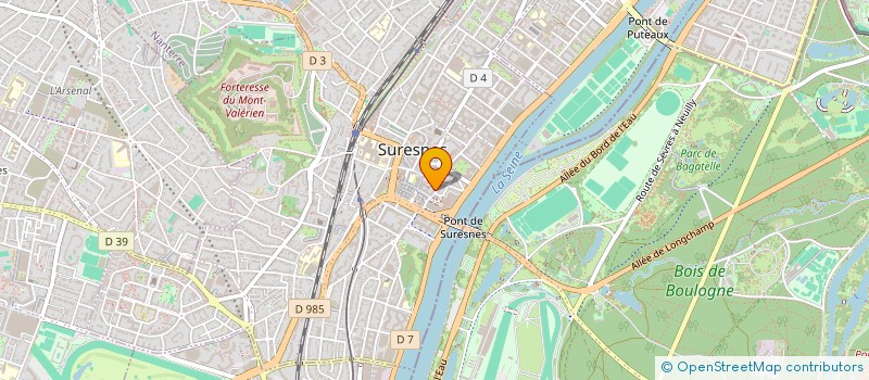 localisation de l'entreprise FREELANCE TELECOM à SURESNES