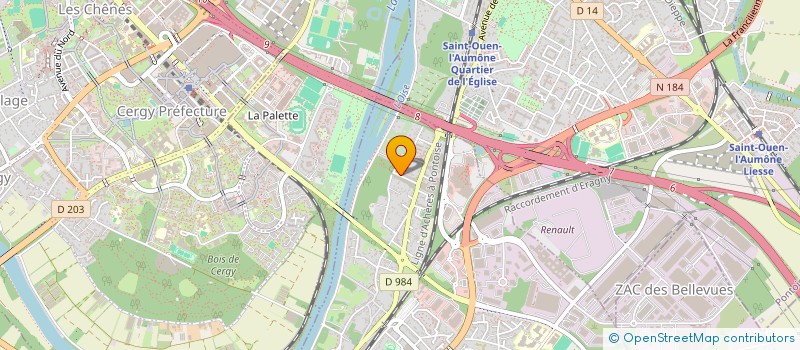 localisation de l'entreprise FREELANCE WEB CONSULTING (FWC)  ERAGNY