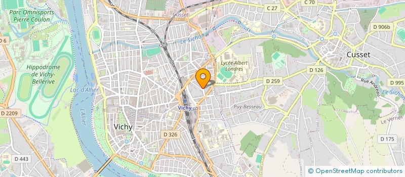 localisation de l'entreprise FREELINE WALKISOUT à VICHY
