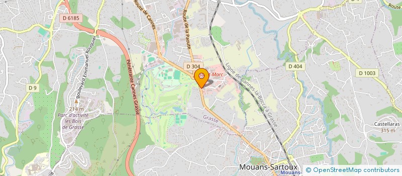 localisation de l'entreprise FREELINK à GRASSE