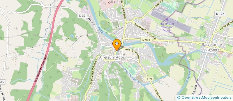localisation de l'entreprise FREELOC à AIRE-SUR-L'ADOUR