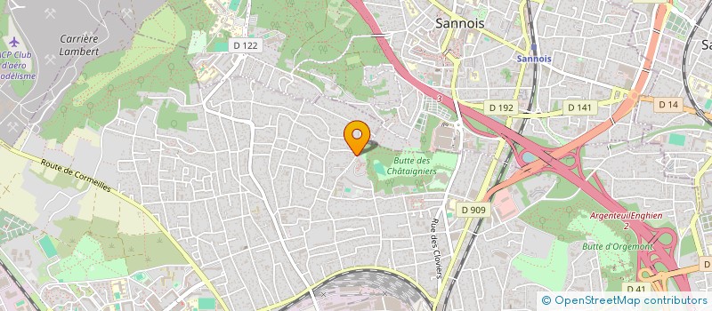 localisation de l'entreprise FREEM 1  ARGENTEUIL