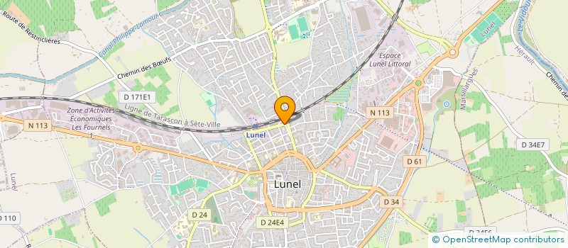 localisation de l'entreprise FREEMAN INFORMATIQUE  LUNEL