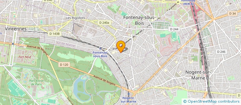 localisation de l'entreprise FREEMANTLE à FONTENAY-SOUS-BOIS