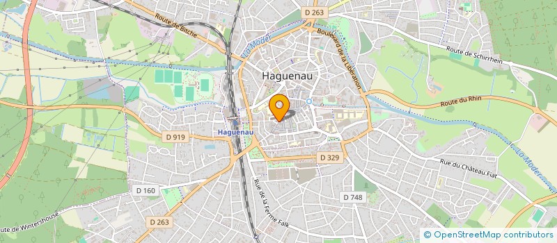 localisation de l'entreprise FREEMART à HAGUENAU