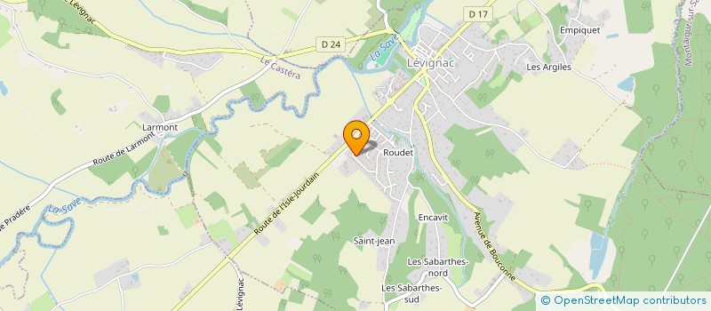 localisation de l'entreprise FREEMENS  LEVIGNAC