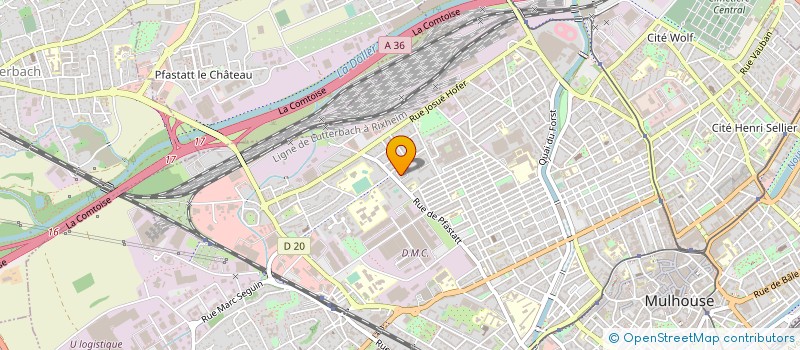 localisation de l'entreprise FREENERGIE à MULHOUSE