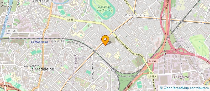 localisation de l'entreprise FREENOR GESTION à MARCQ-EN-BARŒUL