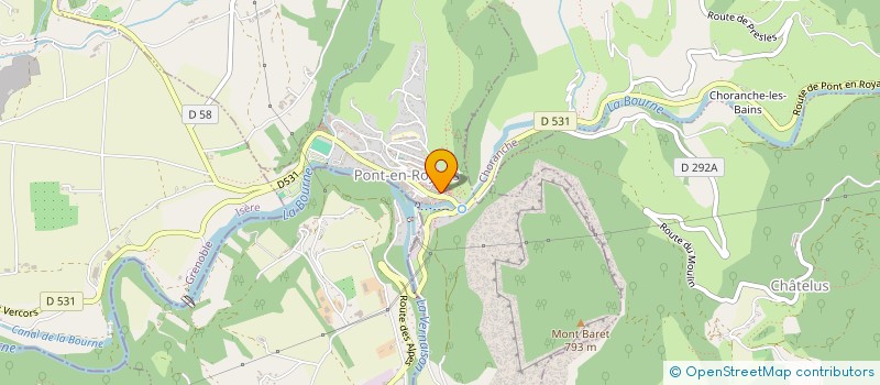 localisation de l'entreprise FREEP'S  PONT-EN-ROYANS