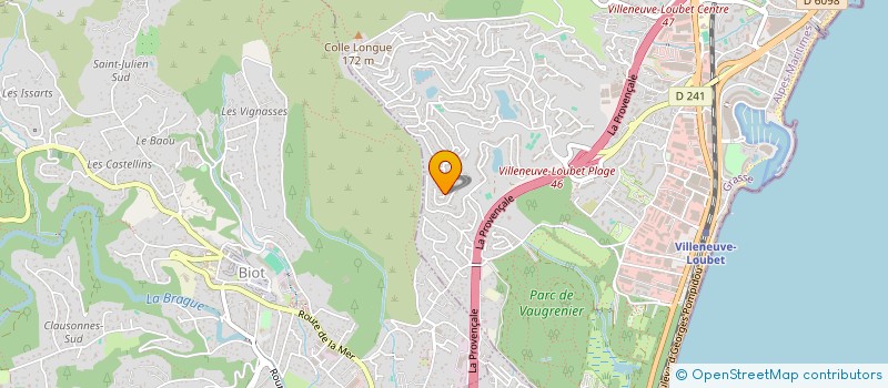 localisation de l'entreprise FREERIDE  VILLENEUVE-LOUBET