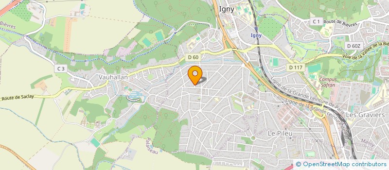 localisation de l'entreprise FREERIDE FACTORY  IGNY