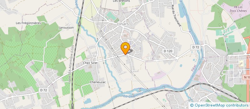 localisation de l'entreprise FREERIDE MOTO à LINARS