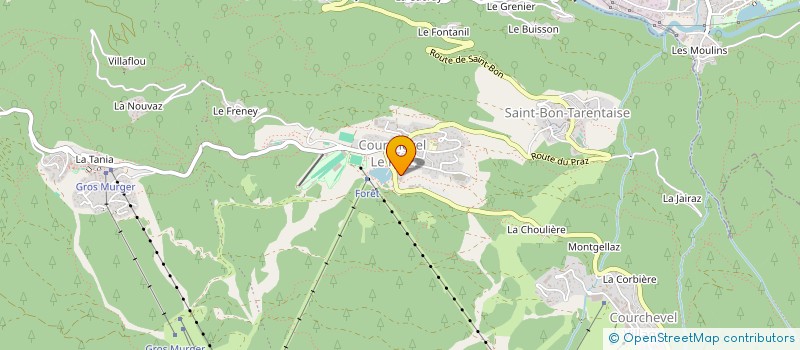 localisation de l'entreprise FREERIDE REPUBLIC TRANSFERS à COURCHEVEL