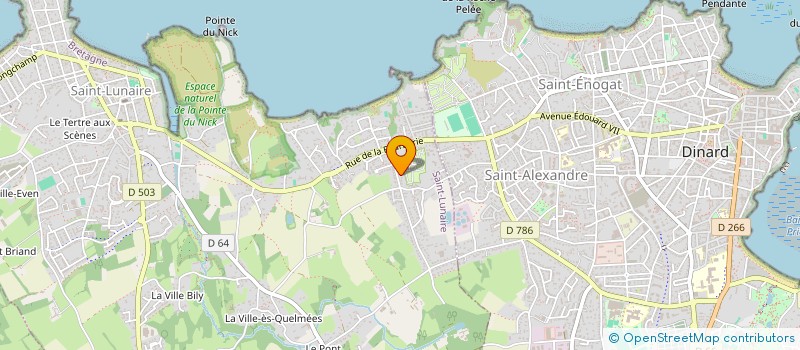 localisation de l'entreprise FREESIA  SAINT-LUNAIRE