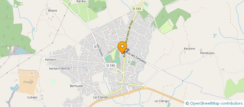 localisation de l'entreprise FREESIA  SURZUR