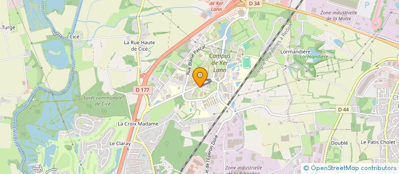 localisation de l'entreprise FREESKOP à BRUZ