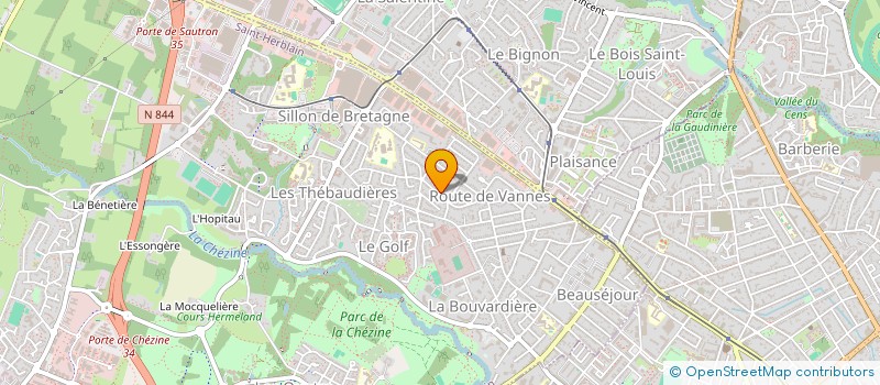localisation de l'entreprise FREESTACK à SAINT-HERBLAIN