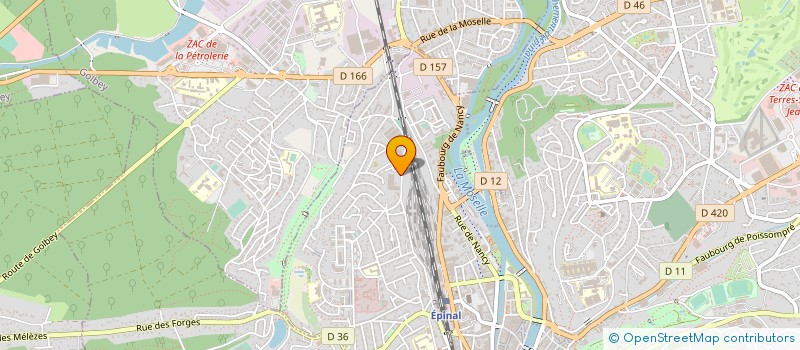 localisation de l'entreprise FREESTYLE à EPINAL