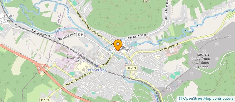 localisation de l'entreprise FREESTYLE  RAON-L'ETAPE