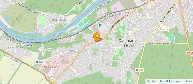 localisation de l'entreprise FREESTYLE ONE ICE à DAMMARIE-LES-LYS