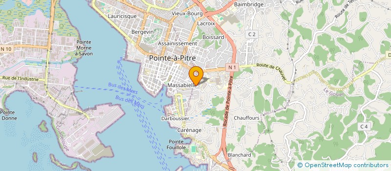localisation de l'entreprise FREETELC COMMUNICATIONS à LES ABYMES