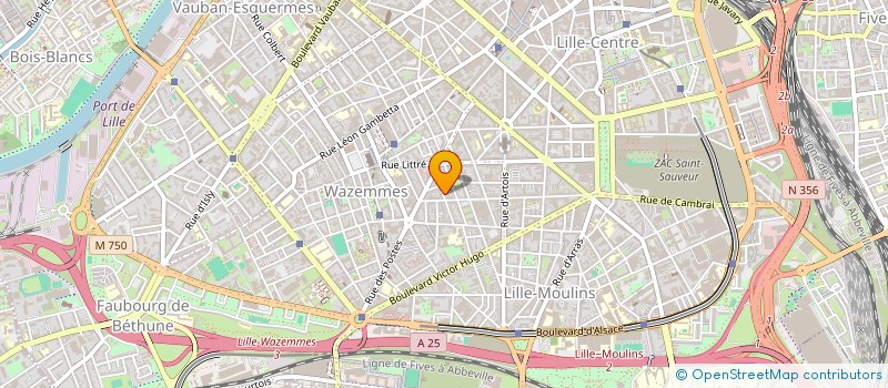 localisation de l'entreprise FREETIME à LILLE