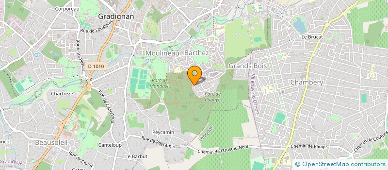 localisation de l'entreprise FREEWATT  GRADIGNAN