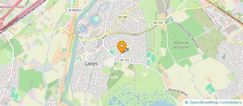 localisation de l'entreprise FREEZ à LATTES