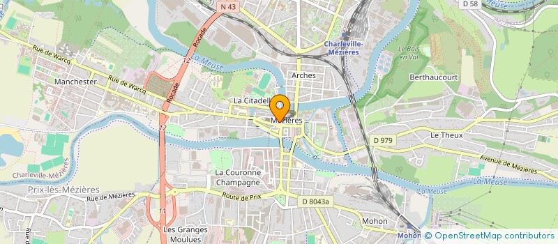 localisation de l'entreprise FREEZ  CHARLEVILLE-MEZIERES