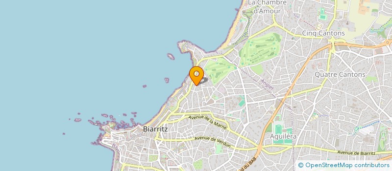 localisation de l'entreprise FREEZBEE à BIARRITZ