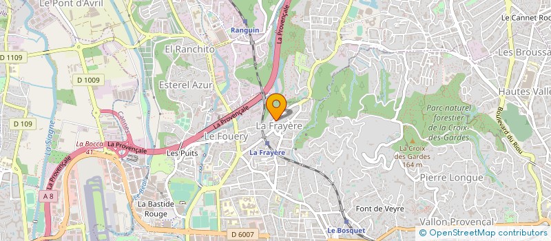 localisation de l'entreprise FREEZE BEE à CANNES