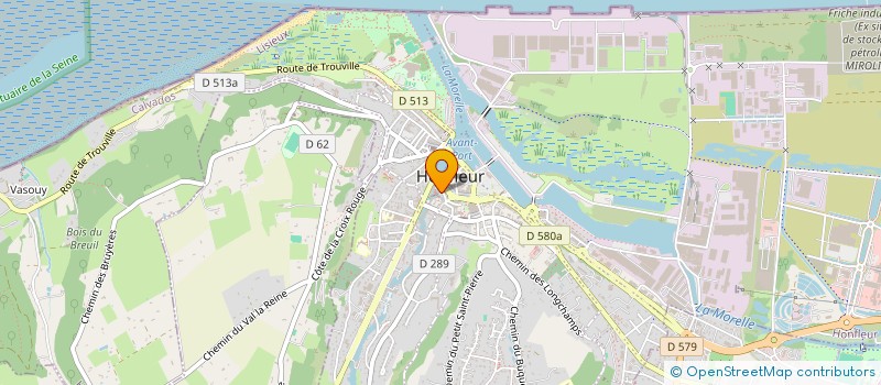 localisation de l'entreprise FREEZEURE 14 à HONFLEUR