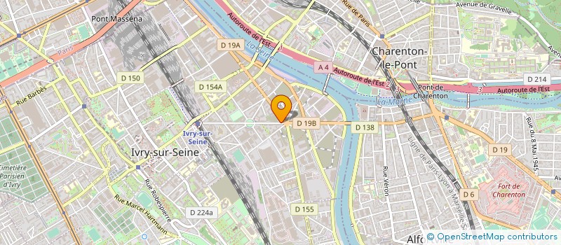 localisation de l'entreprise FREEZONE  IVRY-SUR-SEINE